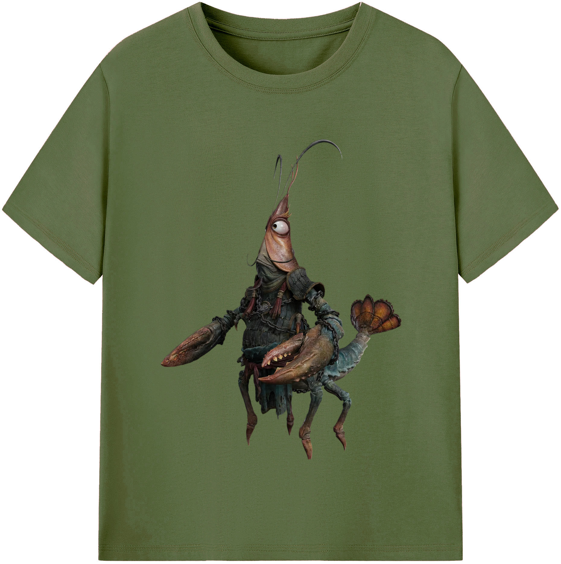 （画像用） Ne Zha 2 ナタ 魔童の大暴れ 綿100％半袖Tシャツ（フロントプリント）